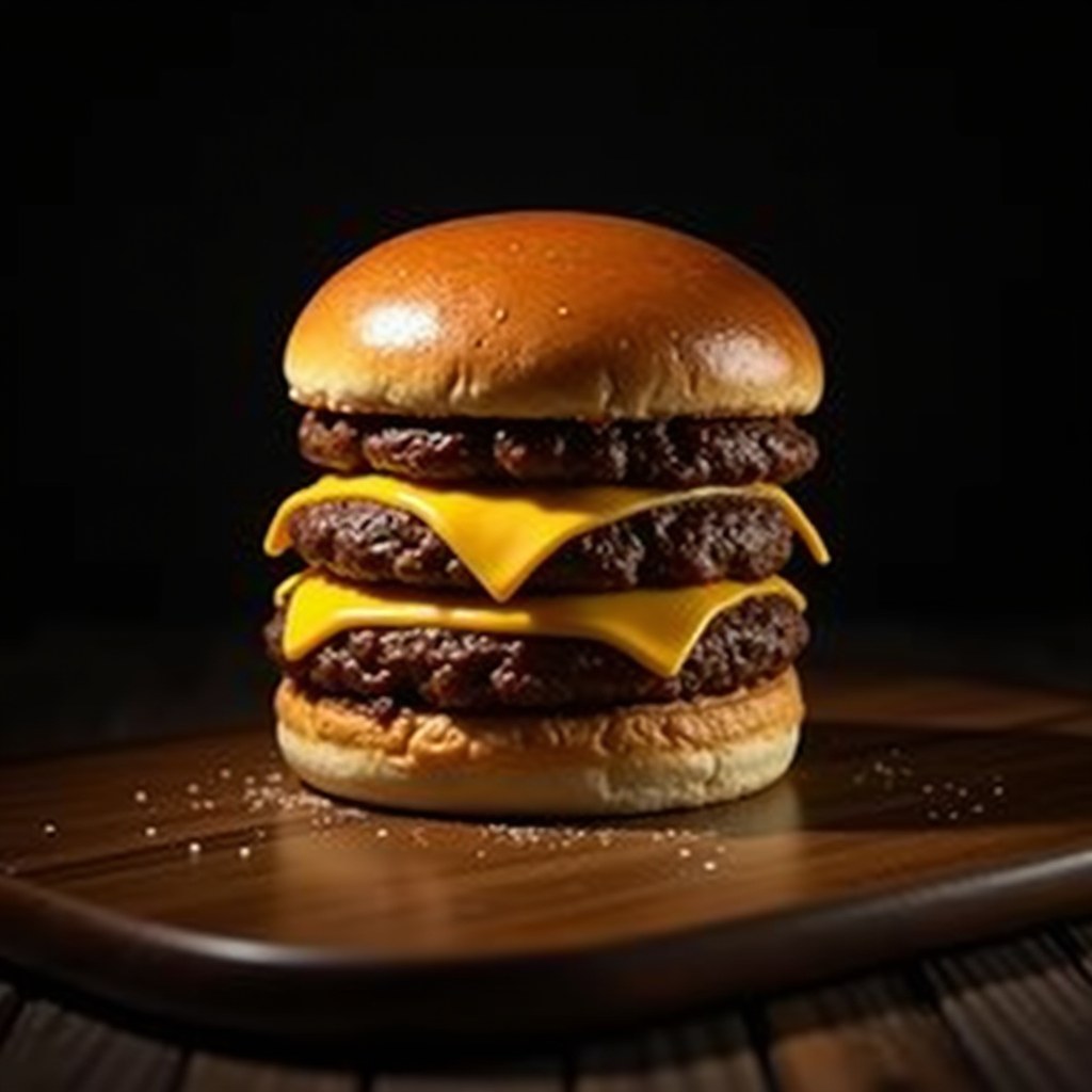 Podwójny smash burger SMASZ